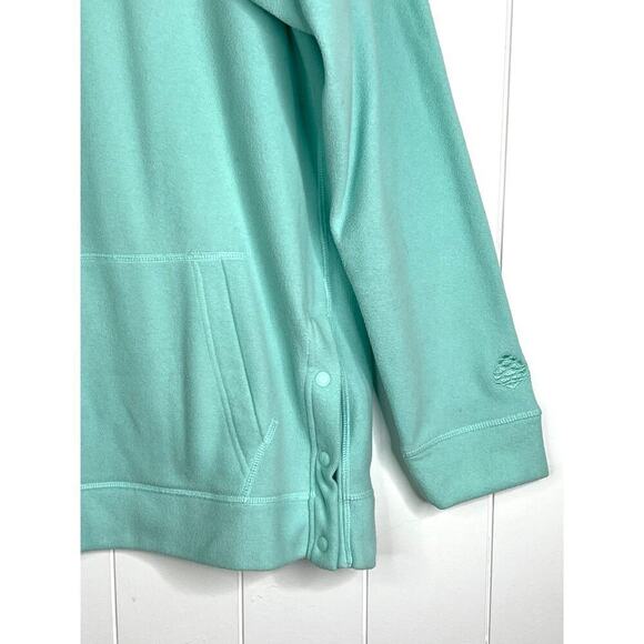 Stio Women's Turpin Fleece Hooded Pullover in Mint Size Large - Picture 2 of 6